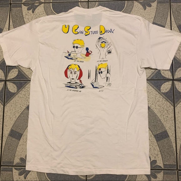 Anvil Other - NWOT Vintage Drunk UCSD Graphic Spellout Tee Sz XL